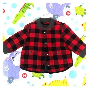 GAP Baby boy plaid jacket